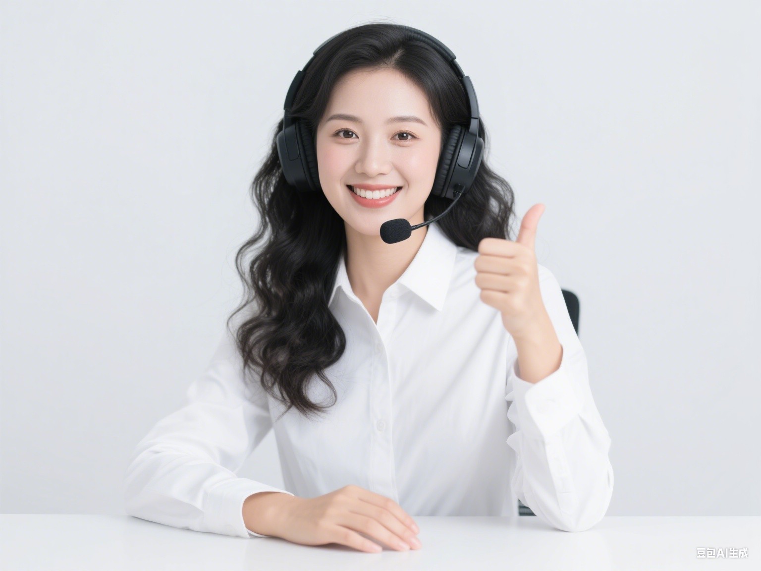 女性客服图片